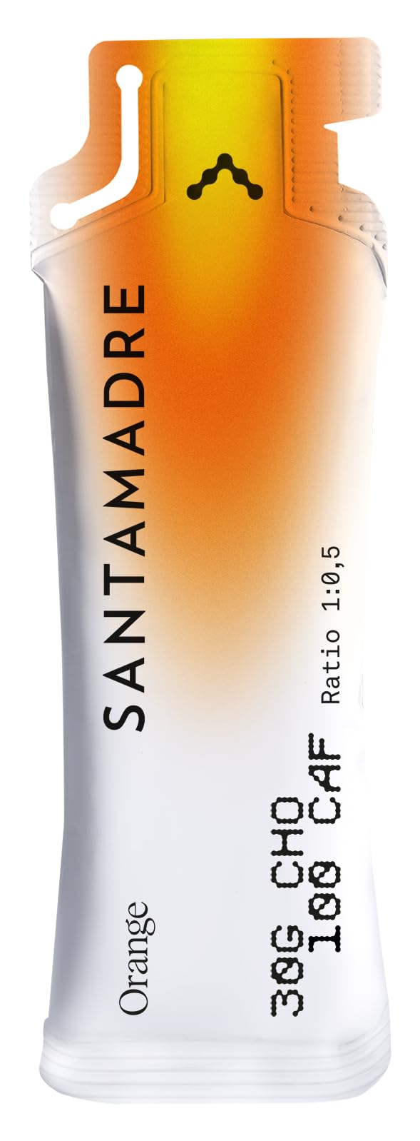 SANTA MADRE | Gel Energético con cafeína | Pack 9 unidades | 30CHO 100 CAF | Sabores variados: 3 orange, 3 strawberry, 3 cola | energy Gel | Tamaño 9x60g | Liquid Gel