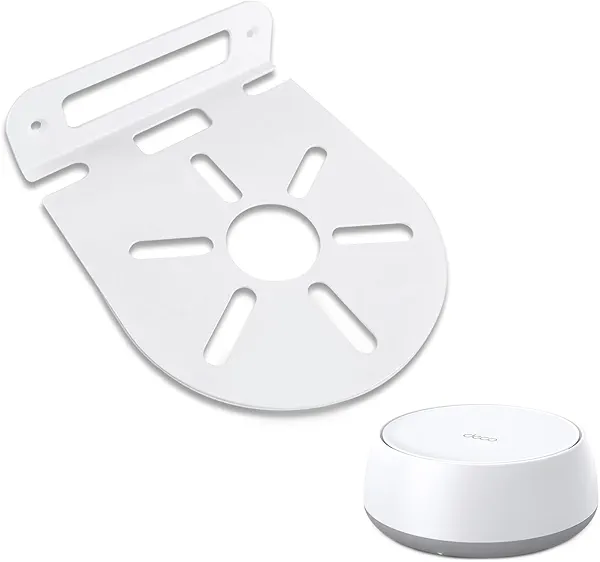 2 Pack Wall Mount Holder for Deco BE23/BE25/BE3600/BE5000 Mesh WiFi 7 System Network and Power Cord Management Space-Saving, Outlet Wall Mount Stand Bracket Deco WiFi 7 Router Wall Mount Bracket