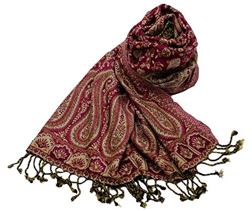 Étole viscose SHANKARA anti-frissons écharpe cachemire réversible