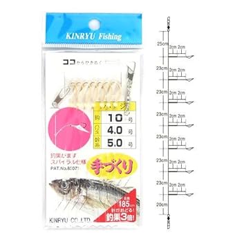 糸　磯　釣り針 アジ鈎（金）糸付 | 釣り｜海釣り仕掛｜渓流仕掛｜釣り針の（株