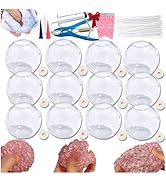 12PCS DIY Stress Ball Making Kit, 2025 New Crunchy Stress Ball Squishy Making Kit, Blank Pressure...