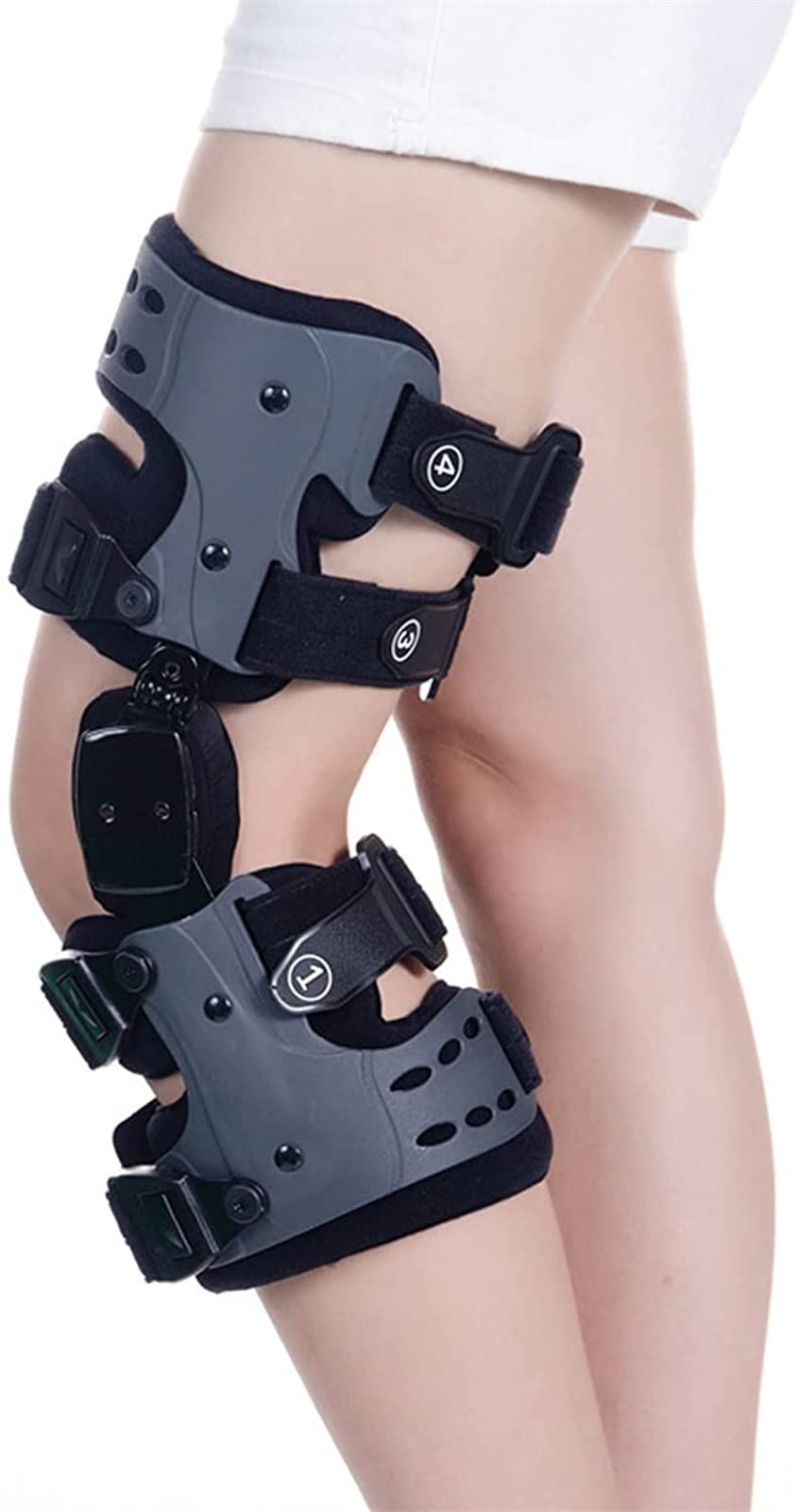Descargador De Osteoartritis Rodillera Ajustable con Bisagras ROM Brace Estabilizador De Rodillera Protección Y Recuperación Dolor Articular Degeneración Medial O Lateral
