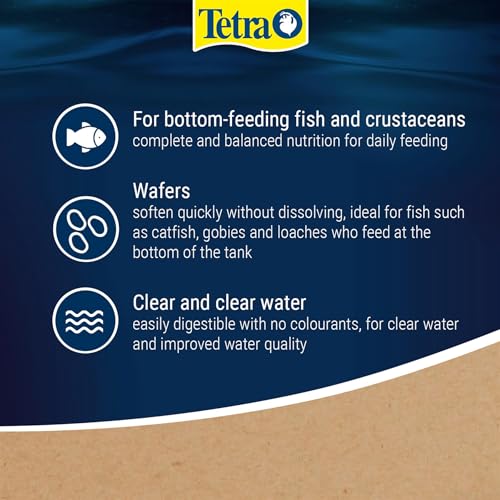 Tetra Fish Food Variety Wafers, Complete Fish Food for All Bottom-Feeding Fish and Crustaceans, 68 g - Image 5