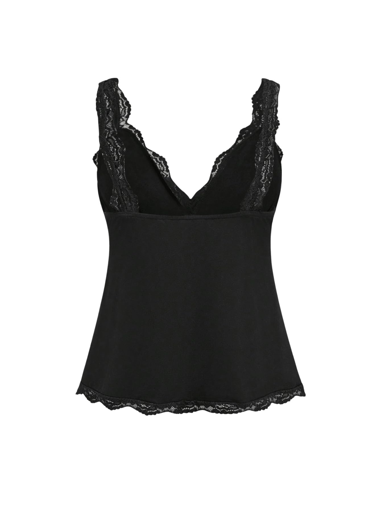 SOLY HUX Women's Coquette Tank Tops Y2K Lace Trim Crop Top Bowknot Deep V Neck Sleeveless Camisole Blouse Plain Pink Small: SOLY HUX Women's Coquette Tank Tops Y2K Lace Trim Crop Top Bowknot Deep V Neck Sleeveless Camisole Blouse