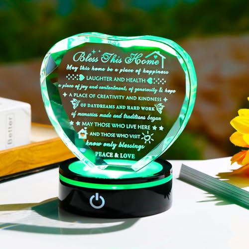 Ywhlhousewarminggiftsnewhomehousewarminggiftsforwomenmencrystalheartkeepsakewithledbasehomewarminggiftcouplepresentshouseblessingwarminggiftnewapartment Urban Country Home Decor Ywhl house warming gifts new home housewarming gifts for women men crystal heart keepsake with led base home warming gift couple presents house blessing warming gift new apartment urban country home decor