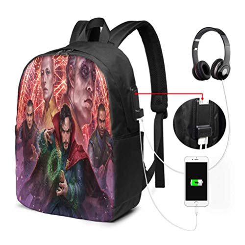 Cycling Backpack for Work Future Fight Doctor Strange 5z Boy Backpack Students 17 Inch