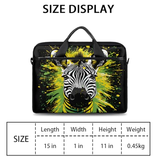 Bolso para laptop Splashes Animal Zebra 15 pulgadas miniatura 2