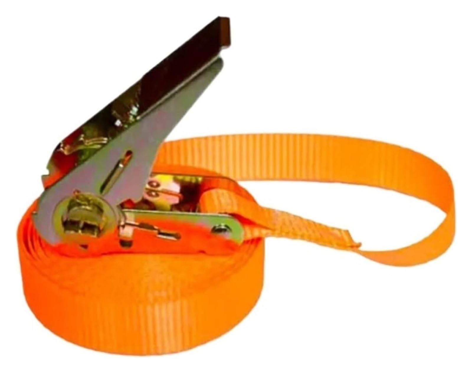 Metall-Zurrgurt, Hochleistungs-Frachtgurt, Gepäckzurrgurt, robuster Gürtel mit Schnalle(3meter)