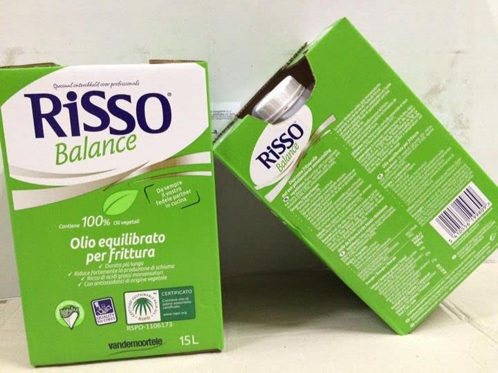 olio di semi New risso balance vandemoortele olio equilibrato per frittura LT 15