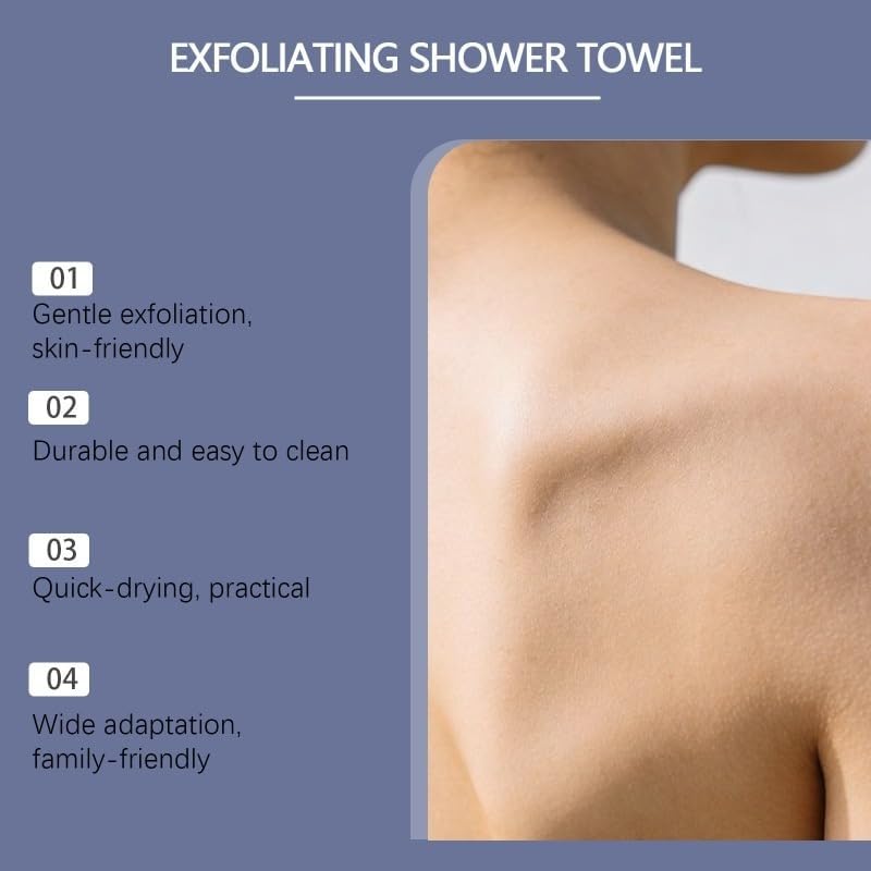 Serviette de douche exfoliante Ecovia
