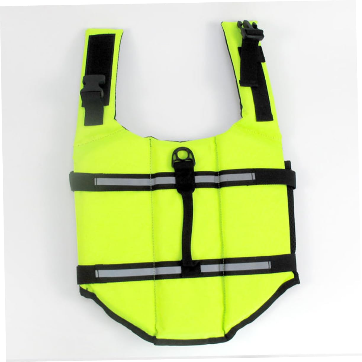 HANABASS 3pezzi Giubbotto Salvagente Riflettente Per Cani Di Piccola Taglia Xs Giacca Verde Per Nuoto e Attività All Aperto Comoda e Pratica Con Maniglie e Chiusura Rapida