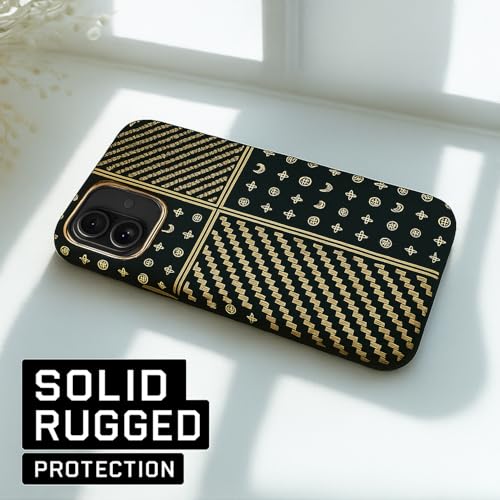 Image of AIBEX Aramid Fiber Mag-Saf Case Compatible for iPhone 16 | Slim Protective Back Cover with Built-in Magnets | Wireless Charging Support | Camera Ring Stand | Shockproof with Air Guard Corners