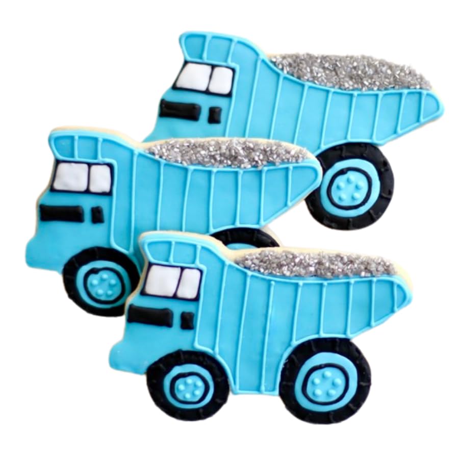 1 Dz. Dump Truck Cookies! Imagination is a weapon of Mass Construction! Perfect Birthday Party Favor!