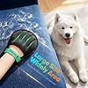JGLXF Upgraded Pet Hair Removal Glove for Dogs & Cats, Electrostatic Five-Finger Hair Remover for Furniture, Couch, Carpet, Clothing& Car Seat, 1Pcs Reusable Magic Brush Pet Hair Remover Tool (Black) #1
