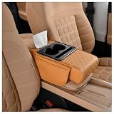 【Enhanced Comfort on Long Drives】Ergonomic cushioning reduces elbow pressure and helps ease driving fatigue while protecting the console surface from scratches and dirt.