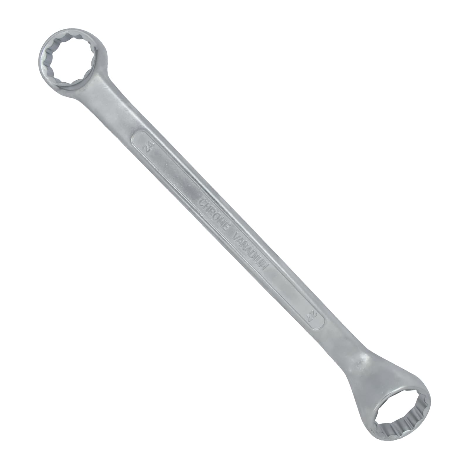 Taparia Ring Spanner – 24mm x 27mm, Chrome Plated Finish - Ideal for Industrial Use-image-2