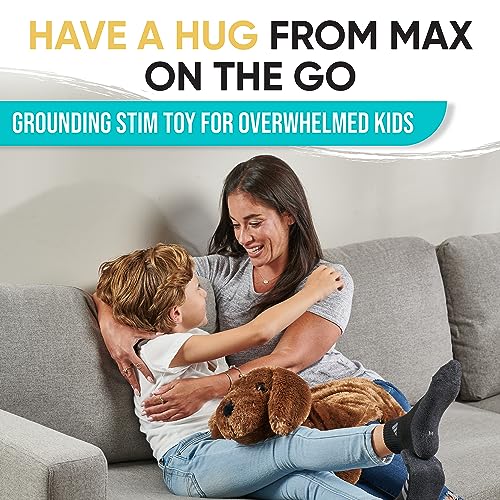 Image of FRIENDLY CUDDLE Weighted Lap Blanket for Kids & Adults - Kids Weighted Blanket - ASD, Sensory Processing Weighted Stuffed Animals Dog Toy - Microwavable Weighted Lap Pad for Kids, 5 Lbs