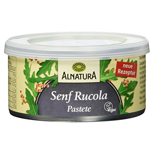 Alnatura Bio Pastete Senf-Rucola, Vegan, 125g
