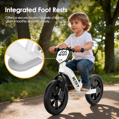 Image of WETIFY Balance Bike 2 Year Old, 2-5 Year Old Toddler Balance Bike, No Pedal Bikes with Adjustable Handlebar & Seat, 2 3 4 5 Year Old Boyds Girls Birthday Gifts Toys