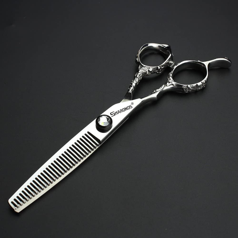 Professionelle linke Haarschneider 6 Zoll frisuren schere(2Stück) | Edelstahl Haarschneider,für Damen und Männer