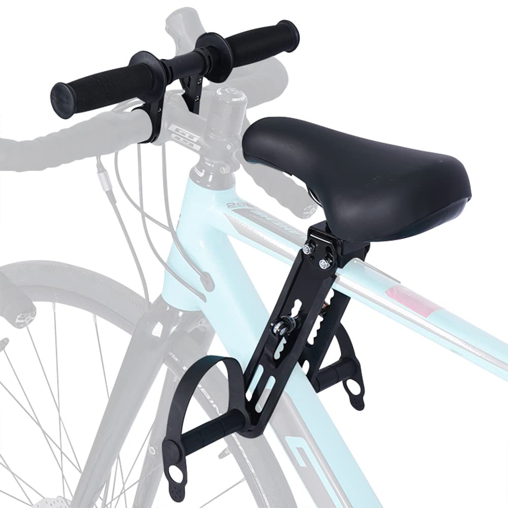 ADDLIVE Siège Vélo Enfant Avant, Siège Enfant VTT Détachable Portable pour 2-6 Ans