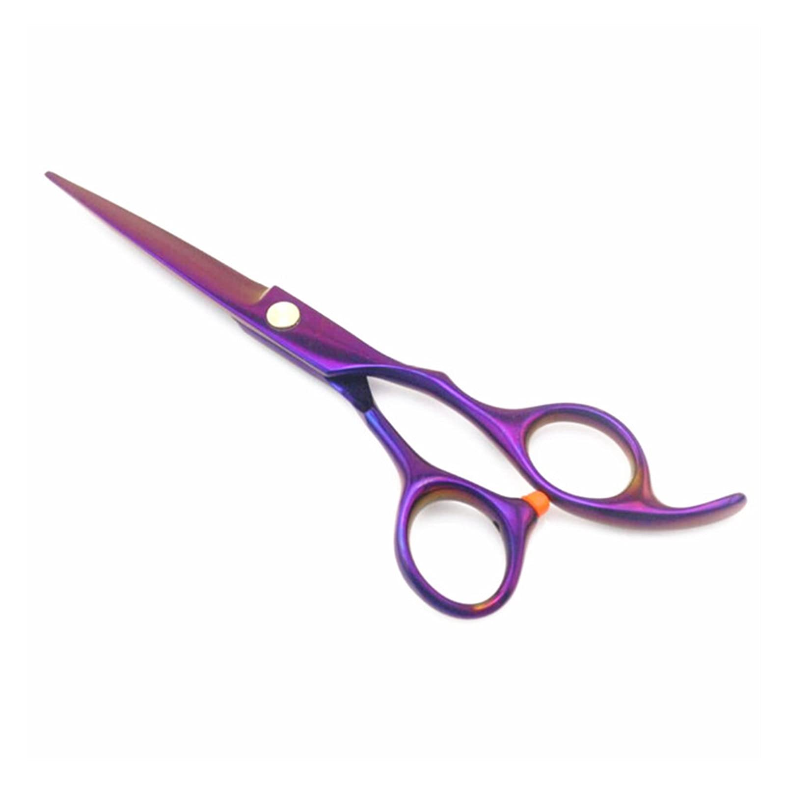 6 Inch Hair Cutting Scissors, Hair Thinning Scissors, Flat Scissors, Stylist Scissors, Hairdressing Scissors Hair Cutting Shears (Color : Goud) (Goud B)