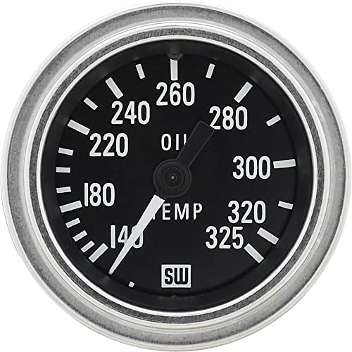 Stewart Warner 82327-60 Deluxe 2-1/16" Oil Temperature Mechanical Gauge