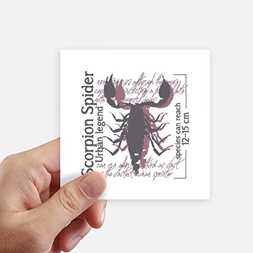 Sticker homard carré de 10cm pour personnalisation de murs et de bagages x8