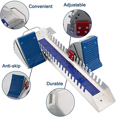 Supvetion Lightning Starting Block Sprinter Pedals 7 Angle Adjustable Sprinter Track And Field Aluminum Suitable For Plastic Runway Cinder Track #TOP4