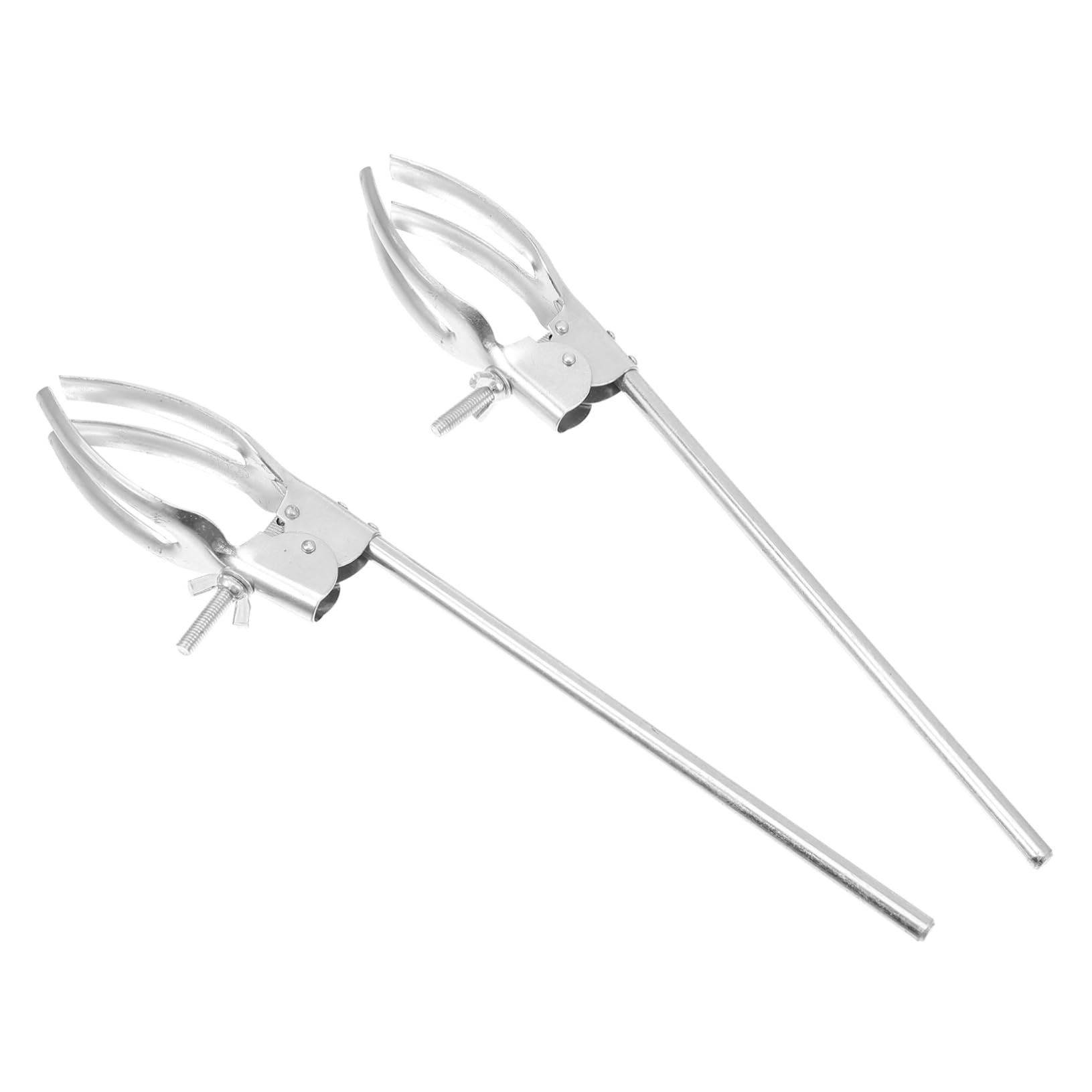 HOMOCONO Metal Holder for Experiment Universal Clip Lab Stand Clamp Tube Holder Flask Clamp Laboratory Tool