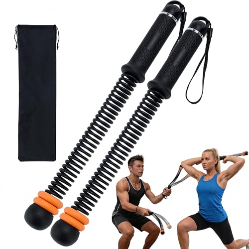 DOXCJQME Weighted Battle Rope Without Rope 2 Pack Quiet Adjustable Ropeless Battle Ropes for full Body Training Equipment Exercise Ropes for Training