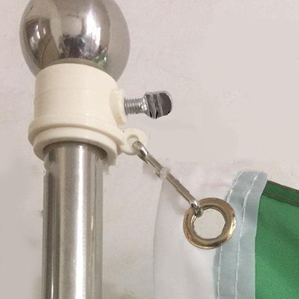 Kit De Mât De Drapeau Avec Support Mât De Drapeau En Acier Inoxydable à Fixe Au