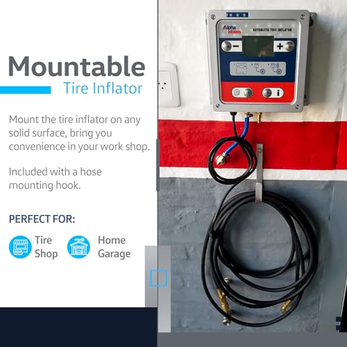 AlphaWorks Wall Mountable Tire Inflator