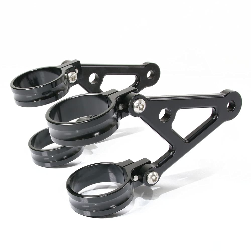 Amazon | ヘッドライトステー フォーク用 アルミビレット 54mm 52mm 