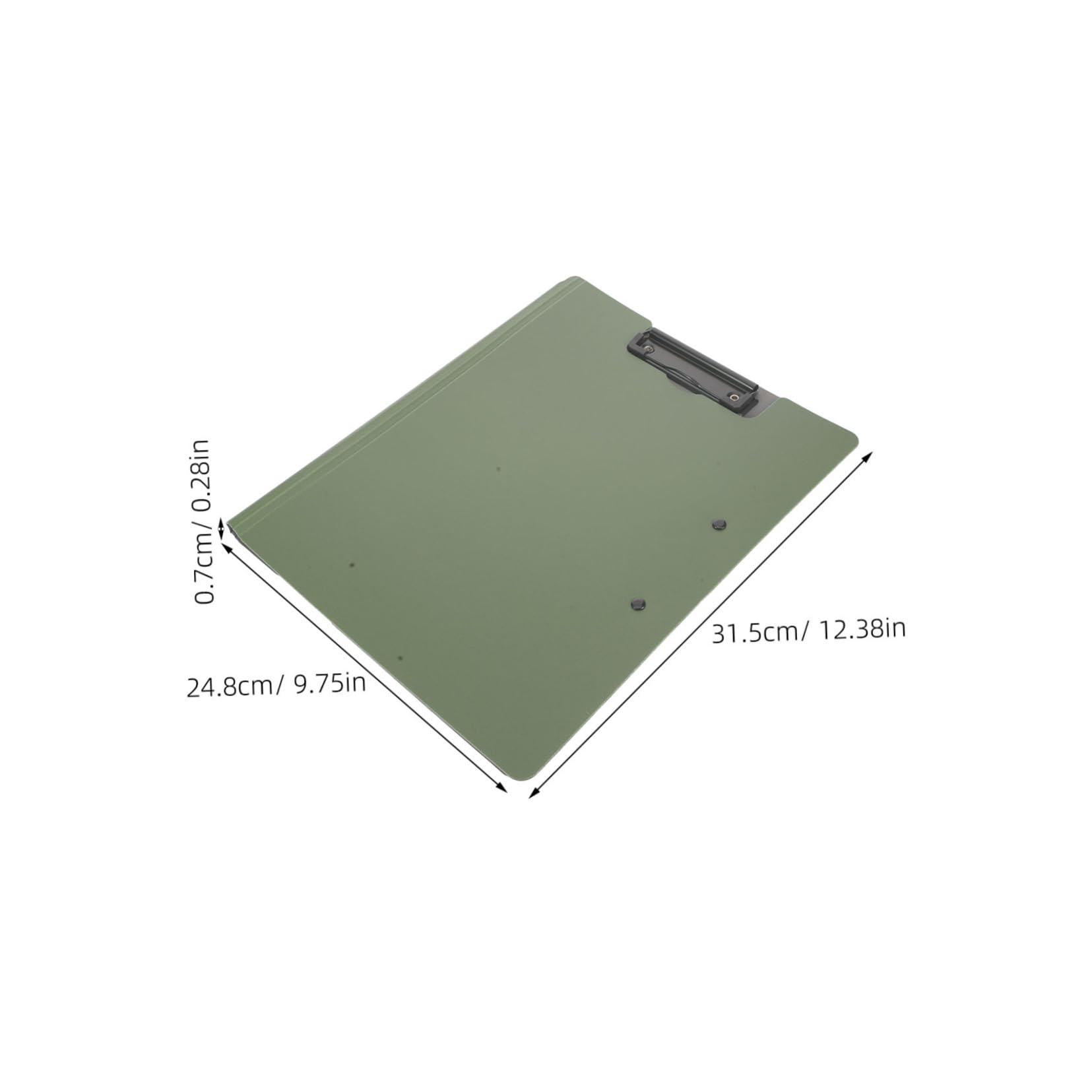 Porte-bloc A4 Pliable 6 Pièces en Plastique avec Clips