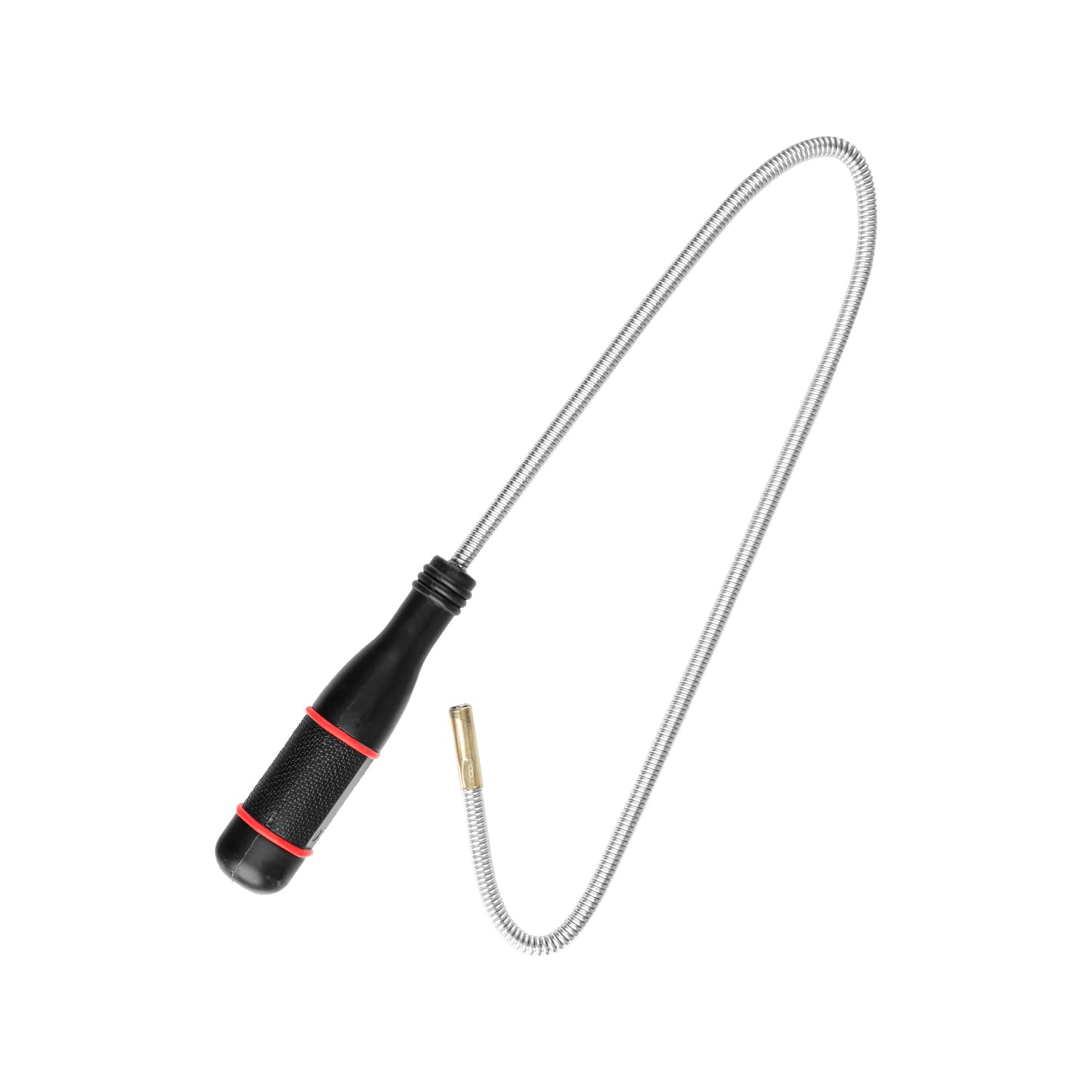 Hopzab Flexible Magnetic Pickup Tool, 60cm Extendable Telescopic Magnet Wand with Bendable Gooseneck, Ergonomic Grip for Workshop and Automotive Repairs