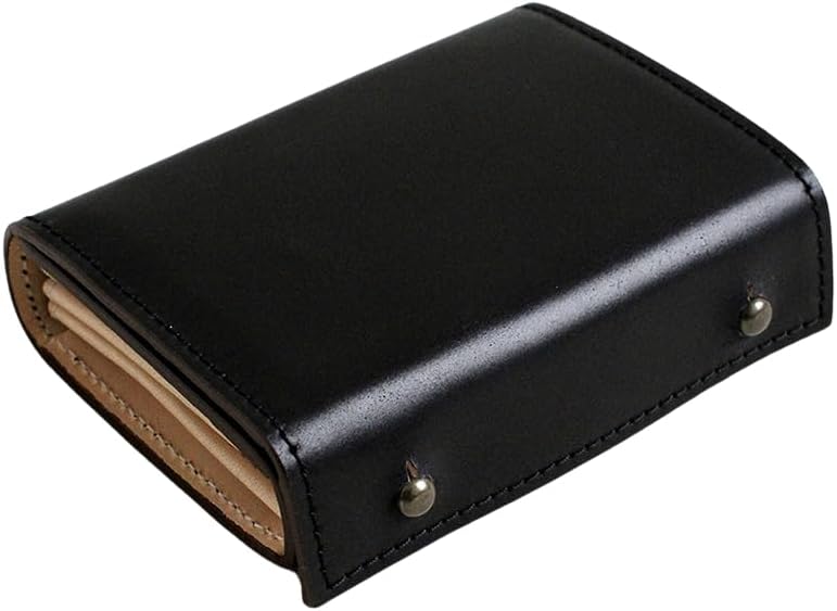 ミッレフォッリエ2 millefoglie II P25 タバコ×チョコ m+ - 【送料無料対象外】「millefoglie II P25」ミニ財布 ブラック