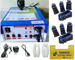 Zatka Machine 10kv Plastic Body with 200 pcs Insulator 25 pcs Corner with Siren Cable and Accessories