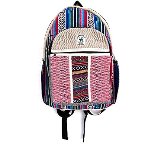 Mochila Hippie Nepal multicolor hecho a mano Cover