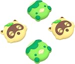 PlayVital Cute Thumb Grip Caps for ps5/4 Controller, Silicone Analog Stick Cover for Xbox Series X/S, Thumbstick Caps for Switch Pro Controller - Cutie Kitty