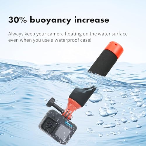 Image of F1 Multifunctional Floating Floaty Handle Grip Buoyancy Bar Hand Grip Accessories for Gopro Hero 12 /11 / /10 /9 Black for Insta360 X4 X3 X2 Ace Pro for DJII Action 4 /3 /2 Sports Action Camera
