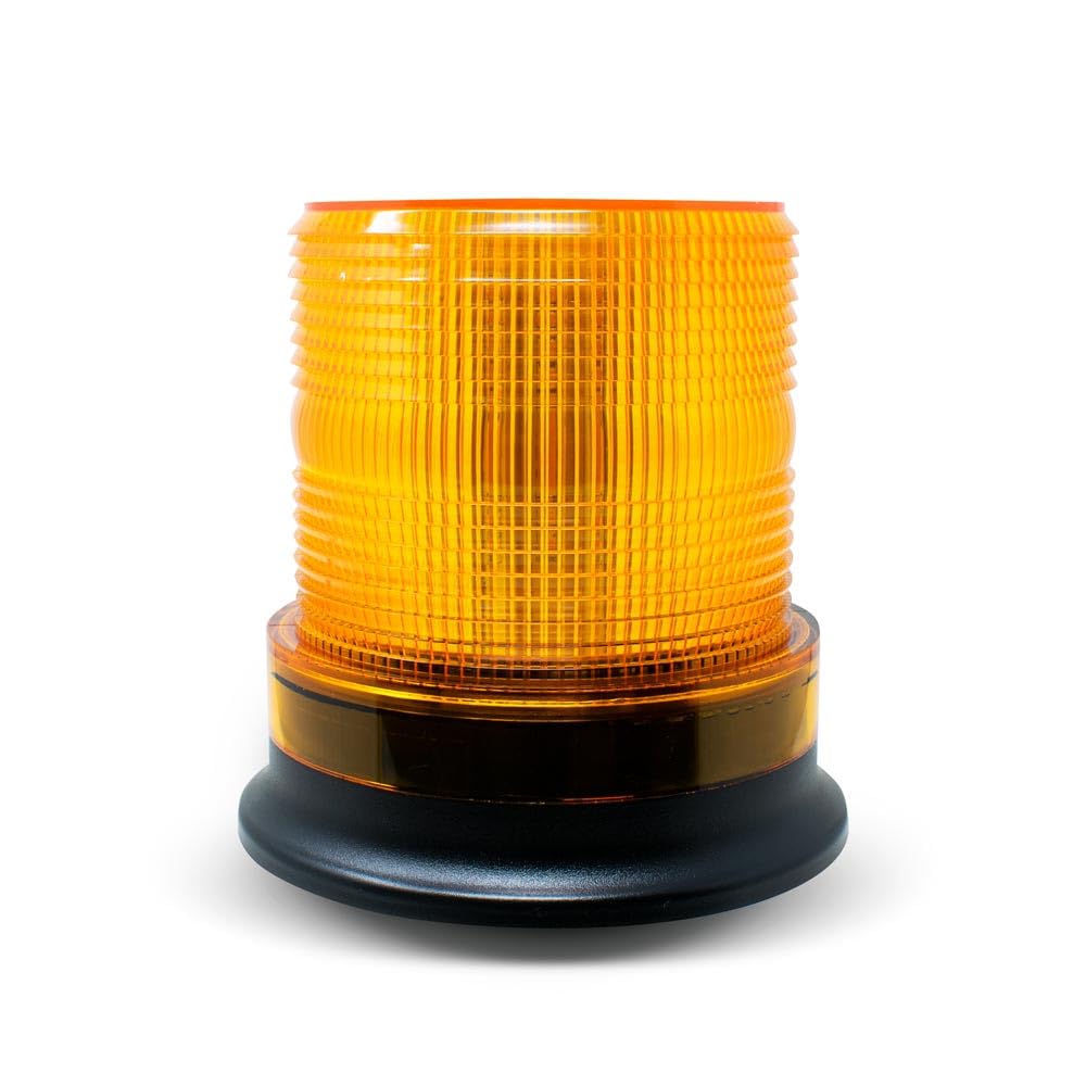 60AS Snow PLOW/Emergency Amber LED Strobe Beacon Warning Light, Permanent Mount