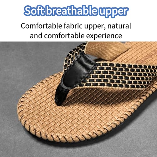 Men's Flip Flops with Arch Support – Comfortable Cushioned Thong Sandals for Indoor Outdoor Walking, Anti-Slip Sole4
