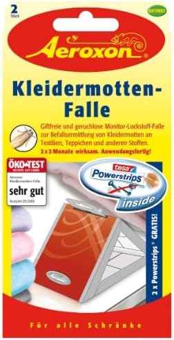 Aeroxon Clothes Moth Traps (2 items), Pack of 7 (7 x 2 Items)