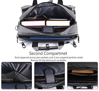 FREEBIZ 18.4 Inch Laptop Briefcase Backpack Messenger Shoulder Bag 18 Inch Gaming Notebook Computer Case Handbag for Business Travel