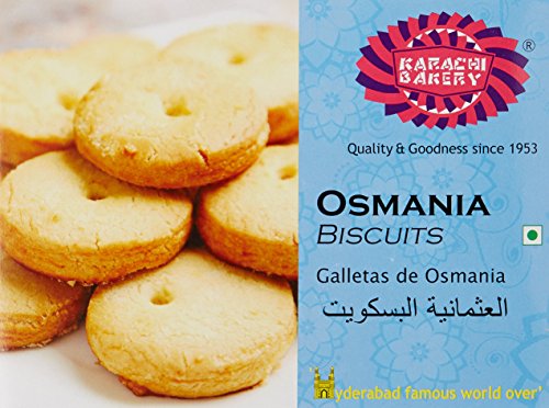 Image of Karachi Bakery Osmania Biscuits, 400g + Karachi Bakery Badam Pista Biscuits, 400g