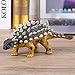 Gemini&Genius Ankylosaurus Dinosaur Toys, Ankylosaurus Figurine, Great Creative Play Gift, Collection, Cake Topper, Role-Play, Storytelling Props, Party Supplies and Room Decoration for Kids