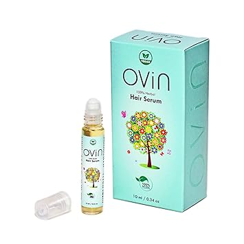OVIN Herbal Hair Serum (Vegan) for Strengthening Hair Growth, Hair Fall & Dandruff