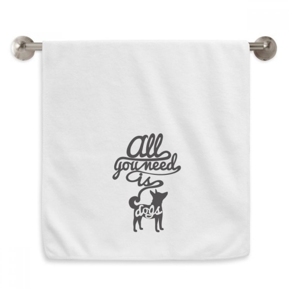 Serviette de toilette pour le sport et le yoga avec motif créatif de chien