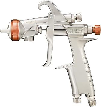 Anest Iwata KIWAMI Gun Series Gravity Spray Gun, Diameter 0.06 inch 1.4 mm, KIWAMI-1-14KP6, Silver